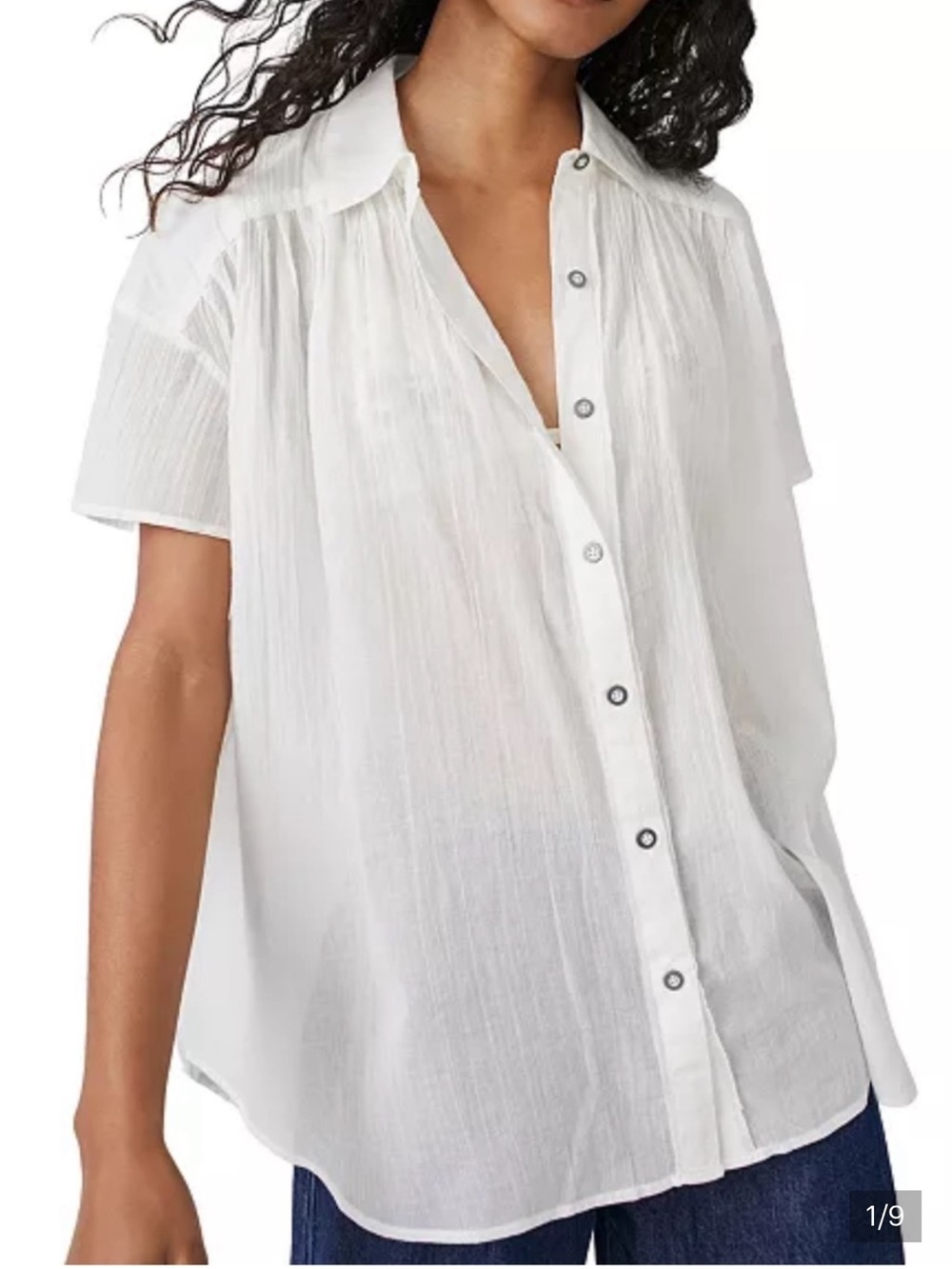 Free People - Float Away Shirt top blouse